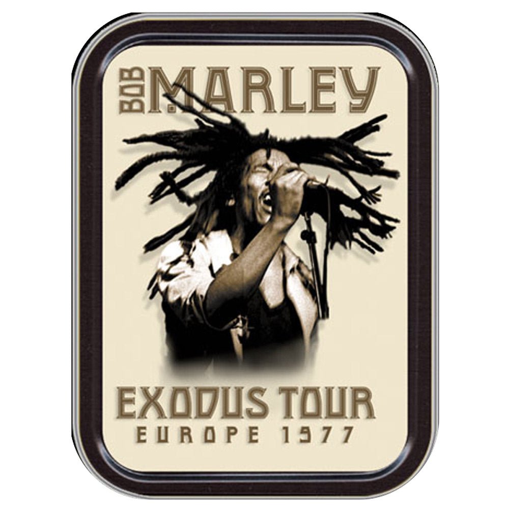 BOB MARLEY ボブマーリー (生誕 80年 ) - Exodus Large Stash Tin / スタッシュ缶 / グッズ - PGS